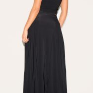 6ca2530768e1c5a4265b1c11b42d3939b058db8a_CNM5501_3_petite_black_slinky_drop_waist_ruched_panel_maxi_skirt