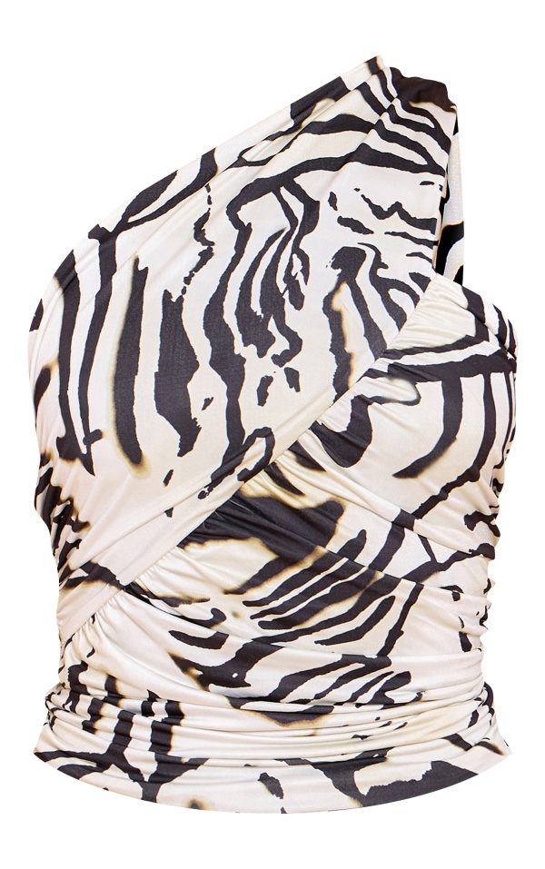 6d440c461b76ab6d9f6f0af0ef3eede7c1697b31_CNN1503_5_black_zebra_print_double_layer_slinky_ruched_one_shoulder_long_top