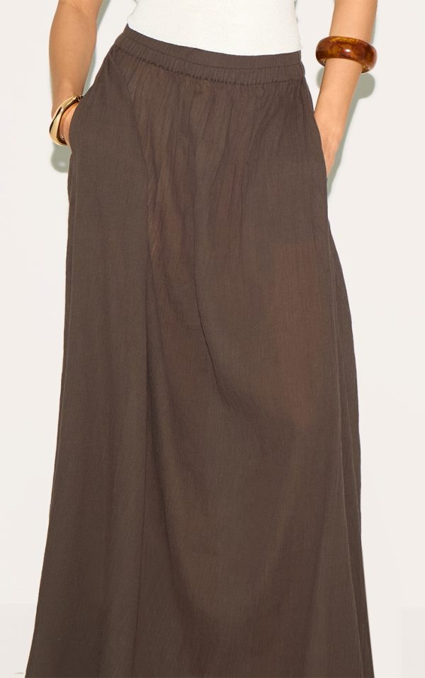 6e51e7b0f2af857af199f472508adb99fb361635_CNM3530_5_dark_chocolate_linen_blend_seam_detail_mini_skirt