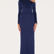 6e69dbcd635d01119c8495bd4dbfb4eb2747a61c_CNM3146_1_navy_double_contour_twist_detail_long_sleeve_maxi_dress