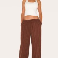 6ea60f8eacb6b825fa95605a724a9f9c459365af_CNL7449_1_chocolate_pinstripe_woven_drawstring_low_rise_relaxed_trousers-1