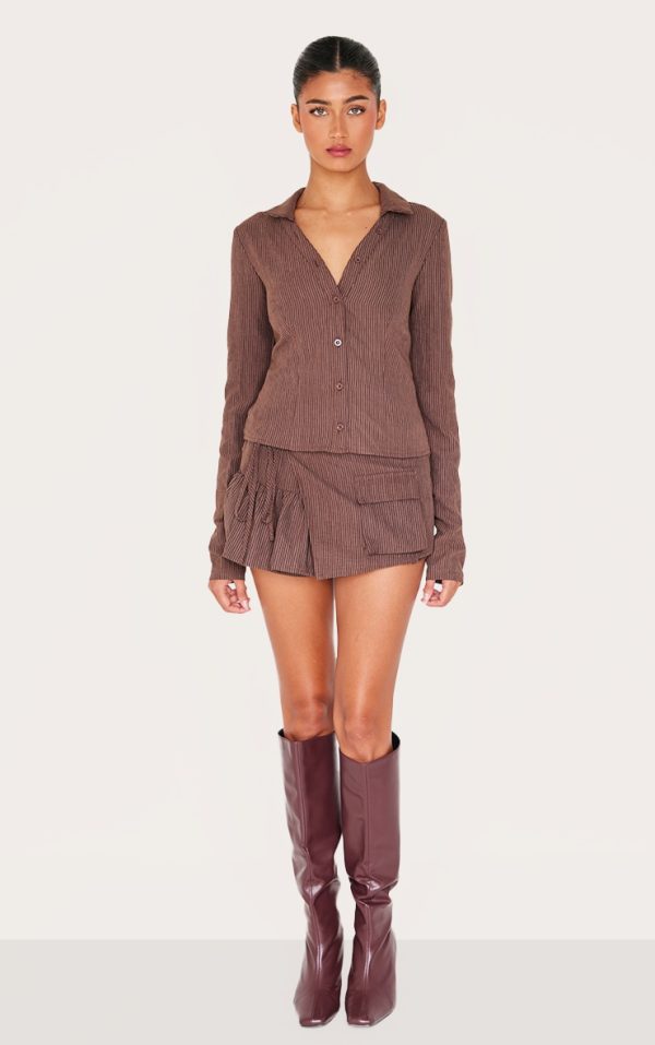 6f655ccd02bc45a08e738de1ab7a58d7aef39a79_CNL6012_3_dark_brown_peach_skin_pinstripe_woven_long_sleeve_cargo_shirt