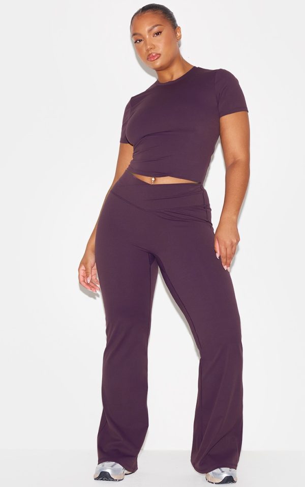 6ffda262dfa57492d8cdacadb1278d48da9301f5_CNM0256_8_dark_plum_sculpt_short_sleeve_longline_gym_top
