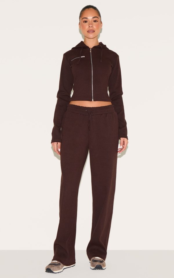 70da2c5cfa76d7dfc2d3a4cedcaa521e823dc9be_CNM2686_3_dark_brown_zip_up_ribbed_track_top