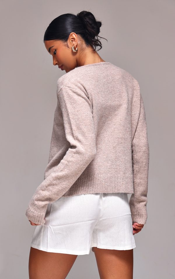 7363cab2c277d45933f73455f3c13e3a25694c13_CNJ1295_2_taupe_melange_soft_knit_basic_button_up_cardigan