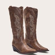 755f204827e6aeb9f0a8f2ba83ebce0f4820294d_CNK8036_2_brown_pu_point_toe_western_calf_high_boots