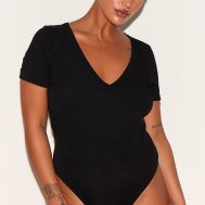 771e4b7c5e1cb81dfa53eb9ab6496f178b03072a_CLR9833_2_plus_black_ribbed_plunge_short_sleeve_bodysuit