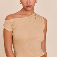 77ea2632962e97bb11e9f188f91ea2ee7a2a9b05_CNM6088_4_sand_cheesecloth_off_the_shoulder_asymmetric_top