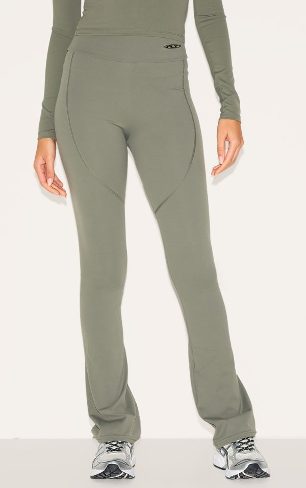 79ebbefc4f0eda5a210ff382f132cc1822856f85_CNK6492_2_olive_sport_metal_badge_sculpt_high_waist_flare_trousers