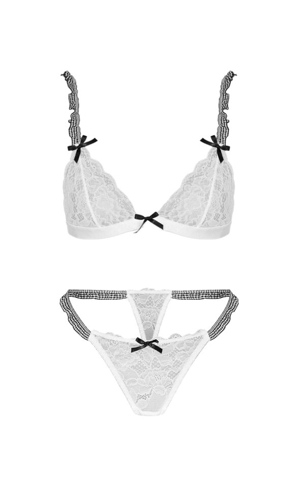7cde7e8d09a3a50623507ced466dcd3a718e19b5_CNM4245_5_white_lace_gingham_trim_triangle_lingerie_set
