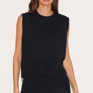 7d221046f269644335e9e3bdcf7fbcc1abb70ddb_CNL9597_1_black_marl_soft_knit_high_neck_sleeveless_top