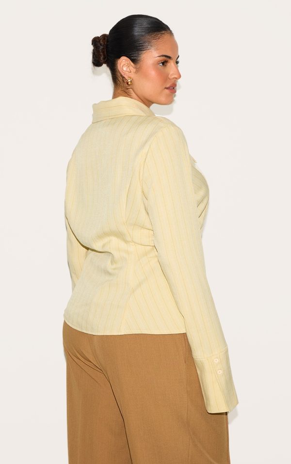 7eb40c5c971abca84b48f66922ecbed110e7484d_CNM2503_2_plus_yellow_pinstripe_oversized_collar_fitted_shirt