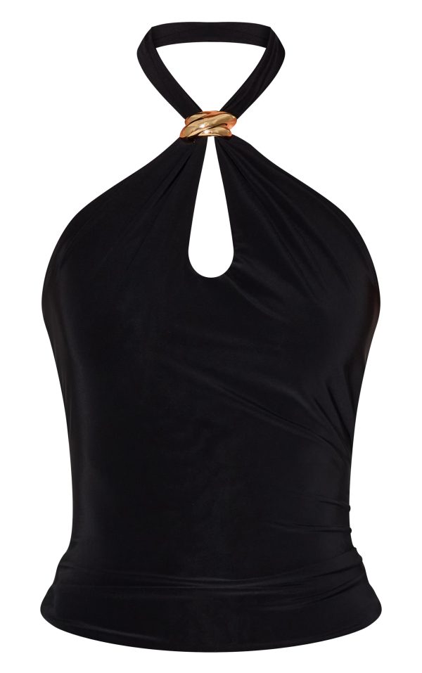 816a6bbf7fc26cfaca646ab0cc9abf9f4b879be5_CNN0234_5_black_double_layer_slinky_trim_halter_neck_long_top