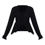 853d33f8c89dc71eeb763519ae8af844f4ff3943_CNH3152_5_plus_black_textured_knit_frill_detail_tie_front_top