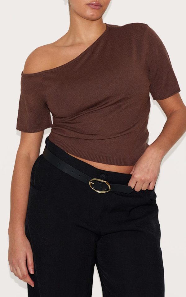 86e12fea9e7d895b369bd7dfb7dd6c85ccf7487e_CNL8310_4_plus_chocolate_basic_knit_asymmetric_neckline_top