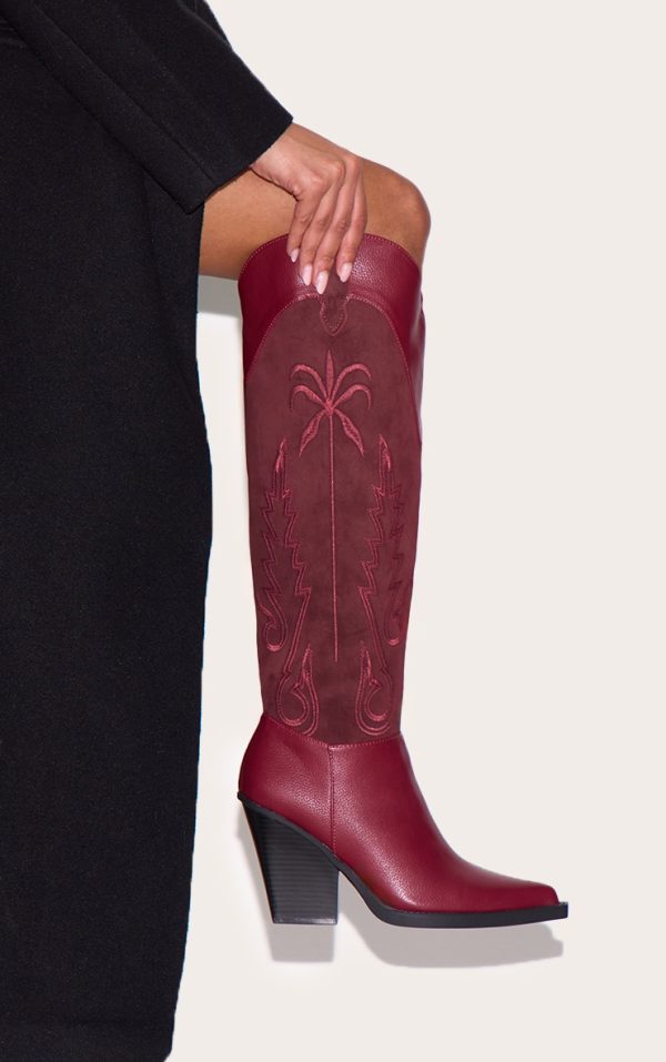 87f26f46497a6e725ee7e6a5d4470ce3aa360866_CNJ0504_5_burgundy_faux_suede_point_toe_knee_high_stitch_detail_block_heel_western_boots