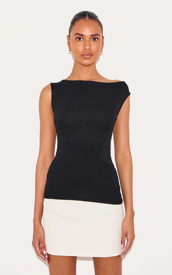 8b621803143c33a221fc4d610fe5253e7b3d9bfa_CNM3773_1_black_textured_rib_bardot_long_top