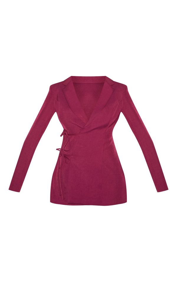 8cc046b0bba6fdbc68d721a1c52c65d55e519508_CNL8508_5_tall_burgundy_tie_front_detail_cinched_blazer_dress