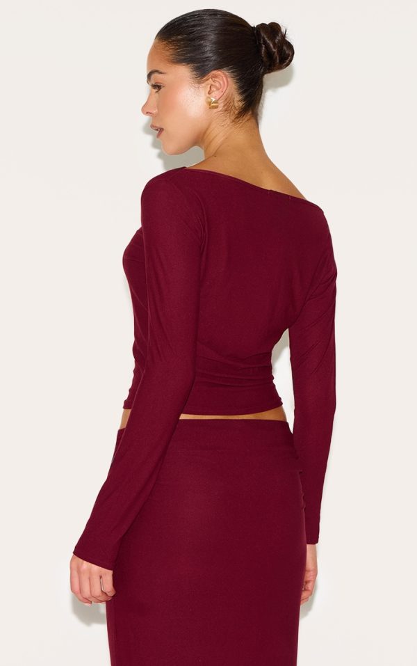 8f6828c0eb20a4c07f1e0e5ad43c29dc7f384b54_CNM8927_2_wine_soft_touch_boatneck_top