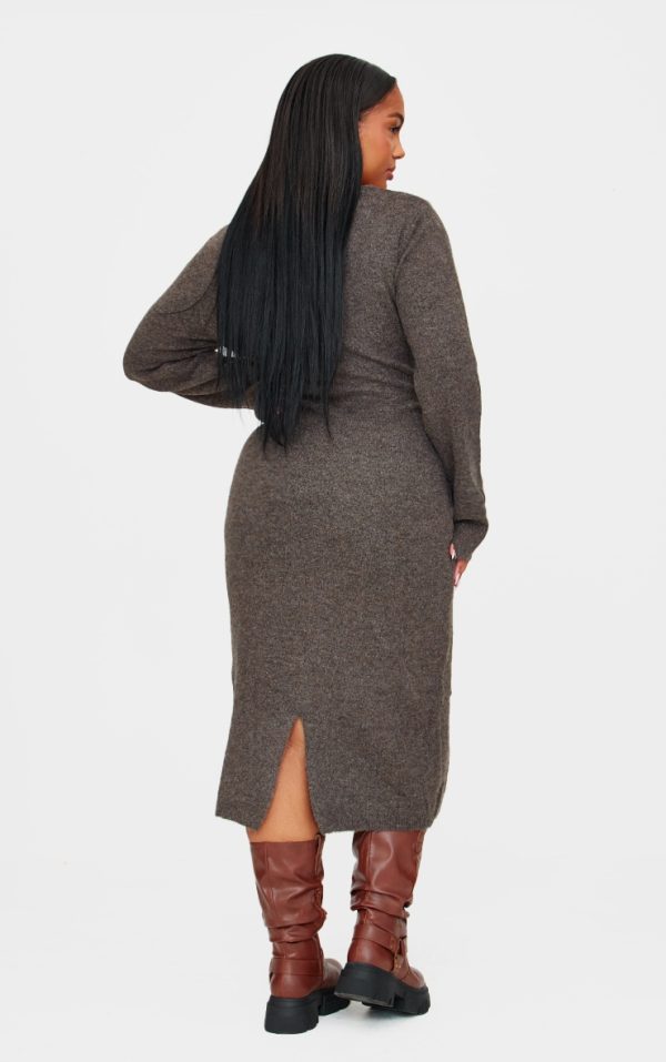 962001ab015929c0d4487c838ed4fe5ff3ad0cf6_CMT0101_2_plus_chocolate_knitted_seam_front_midaxi_dress