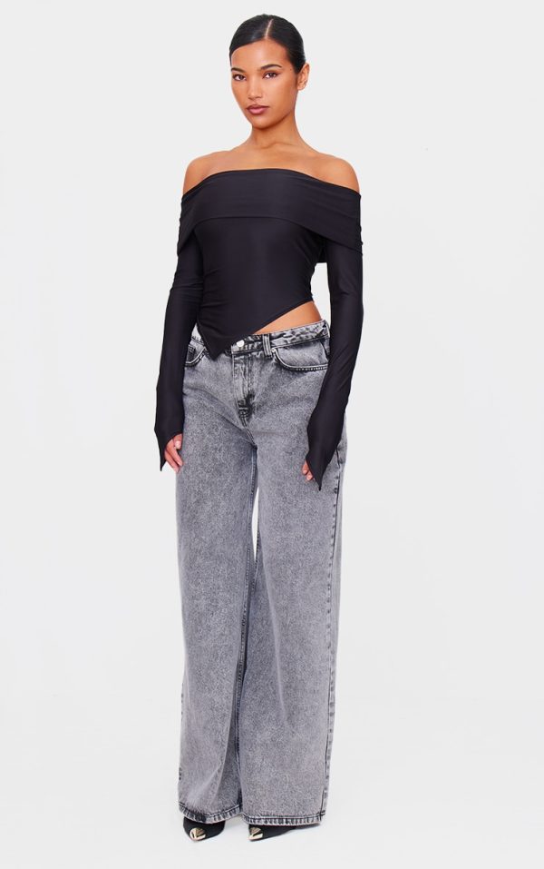 973e128cf3f6f051588c80f153c69a51b01c5845_CNK9479_3_black_slinky_bardot_asymmetric_long_top