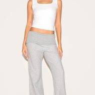 98622f8c10e1403eb786d65775bcbbbda9981383_CNM2869_1_grey_marl_super_soft_foldover_waist_flare_lounge_trousers