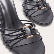 99d9d95e54b50186ede7557caff59dde62fdefd7_CNK1697_4_black_pu_silver_buckle_round_toe_lace_up_heeled_sandals