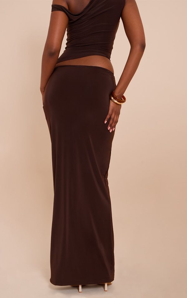 9a342cf883727b637c0d8aff48362875d92b6cbb_CNM9238_3_chocolate_double_layered_slinky_twist_drape_maxi_skirt