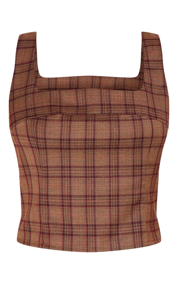 9d97af10c72bed240fac78654b503f4486895841_CNL7298_5_brown_tailored_woven_check_square_neck_top