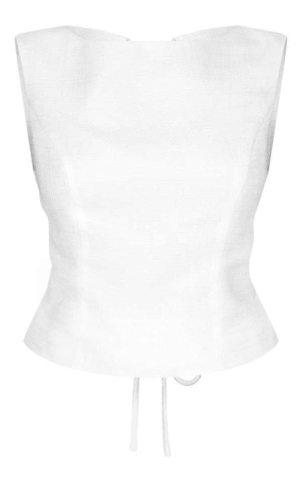 9dcb6cf854691fea6bf01fd3b61e67b0bebb5831_CNM1813_5_white_boucle_tie_back_long_top