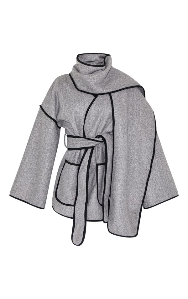 9ea7ec41e25453bc316b2b9a4bfa07dbece2f830_CNM3005_5_shape_grey_wool_look_contrast_binding_wrap_over_belted_jacket_and_scarf