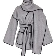 9ea7ec41e25453bc316b2b9a4bfa07dbece2f830_CNM3005_5_shape_grey_wool_look_contrast_binding_wrap_over_belted_jacket_and_scarf