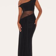 a4170bd5ed1f8282f9a00f07b350d1d1142147aa_CNM7256_1_black_slinky_asymmetric_mesh_cut_out_maxi_dress