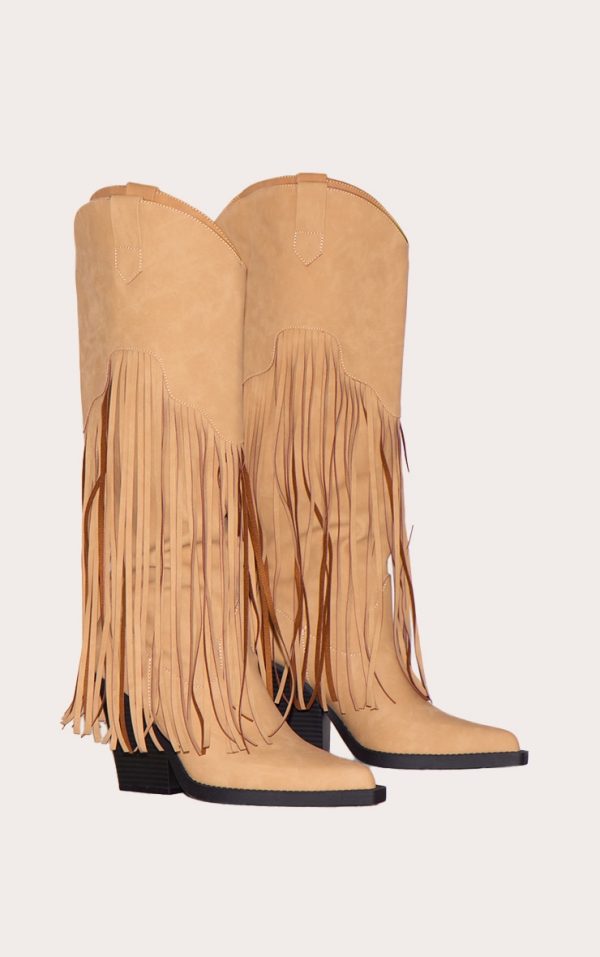a655429da3298aefc4835444853c1057bbd88bd6_CNL6652_2_tan_faux_suede_point_toe_fringed_heel_knee_high_western_boots