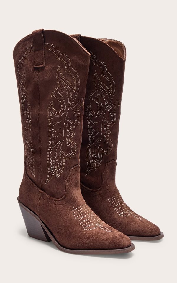 a7d358434b7bc8abfa8fdcc06a58716af84060a0_CNL1913_2_chocolate_faux_suede_point_toe_calf_high_western_boots