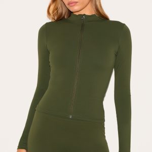 Khaki Sculpt Jacket