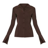 afc0fcdd0ec3916e7108eb171326ac4145110ebd_CNL8964_5_chocolate_bengaline_cinched_waist_detail_long_sleeve_shirt