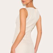 b3989ff7e9ab395ba64722a808eb2bfe3365dc38_CNM4603_2_tall_nude_cinched_sleeveless_woven_top