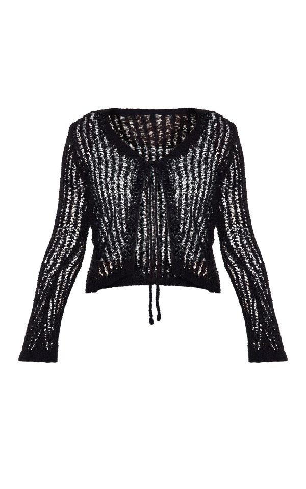 b57a0b36db8318a6bf4cdf5207e37ec5d2c96e32_CNL3274_5_black_ladder_knit_sheer_cropped_tie_front_top