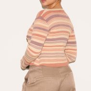 b596dcc63ab3419e0961139f271bf488abc8b4a7_CNM8081_2_shape_peach_knitted_strippred_wrap_over_gold_button_cardigan