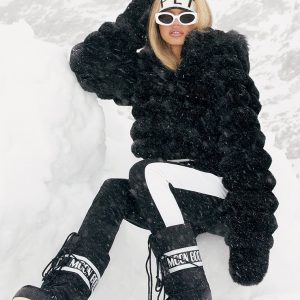 MOON BOOT Black Classic Icon