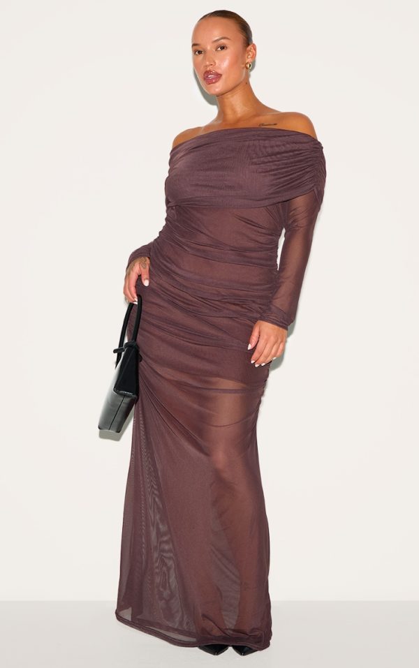 ba6f9672e9af0283086e5dd078a2c8b61ea1f4ad_CNM3334_3_plus_dark_chocolate_mesh_overlay_long_sleeve_bardot_maxi_dress