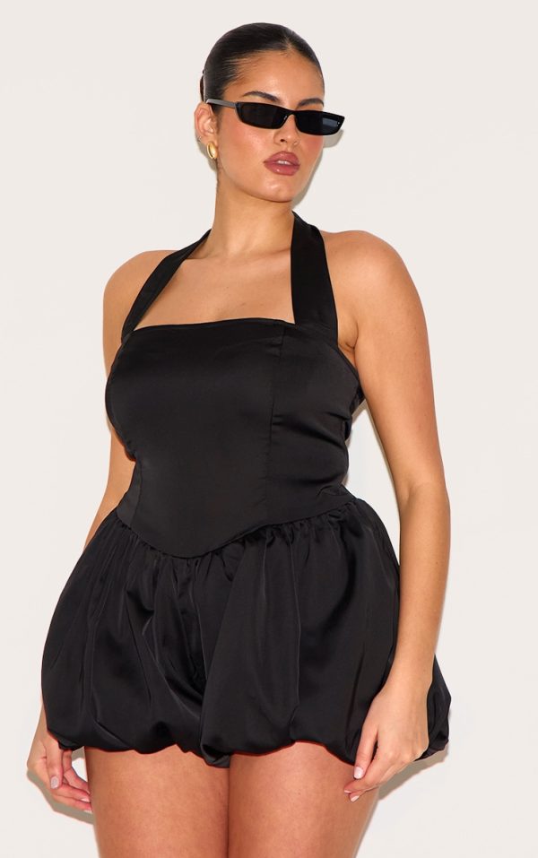 bab9b23688c42d0be28247aa05a8510d5eb76871_CNM2028_4_plus_black_satin_halter_neck_puffball_playsuit