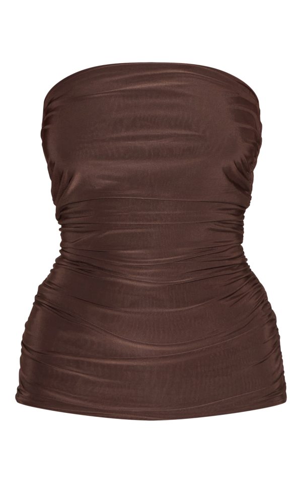 bbfcb627418c93b3fe39fe5b5beab433b1297545_CNM8392_5_chocolate_double_layer_slinky_ruched_bandeau_longline_top