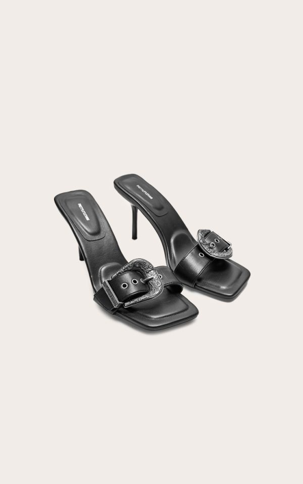 c05d53b1ae0e1eadae27c816e93dd40c6bcf4926_CNJ8400_2_black_pu_square_toe_western_buckle_high_stiletto_heeled_mules