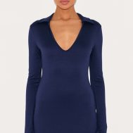 c0830ff4a026661bac59fd8ef82560684146eff4_CNM3152_1_navy_double_contour_collar_detail_long_sleeve_bodycon_dress-1