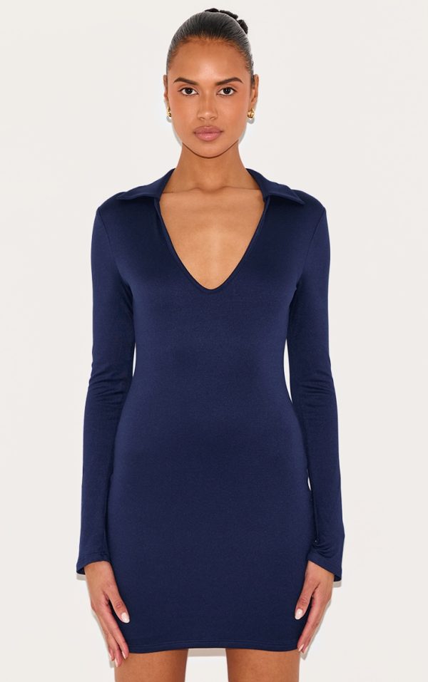 c0830ff4a026661bac59fd8ef82560684146eff4_CNM3152_1_navy_double_contour_collar_detail_long_sleeve_bodycon_dress-1