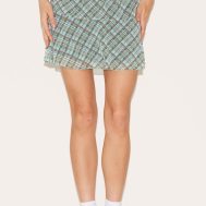 c24b940568d9f9eec7de0a6842d26f3602c9b40d_CNL9344_2_green_check_printed_frill_hem_mini_skirt
