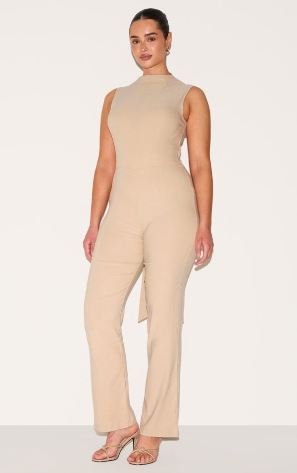 c40a9c2a896e16b90ac8855ac8819e374a4d5365_CNM3023_3_shape_stone_stretch_woven_tailored_high_neck_wide_leg_jumpsuit