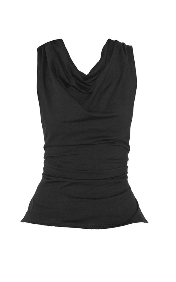 c40b8f52a510fb25216bc77a96600360385c1f37_CNM4292_5_black_cotton_ruched_waist_sleeveless_top